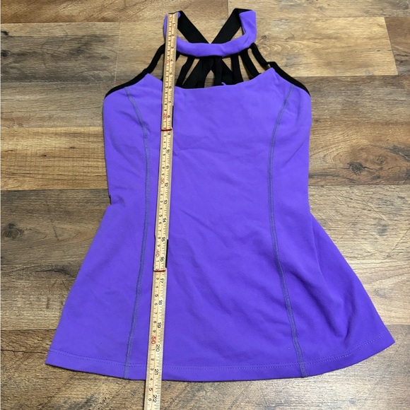 Beyond Yoga Purple Strappy Back Athletic Tank Top - Picture 2 of 6